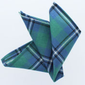 Handkerchief, Pocket Square, Wool, Irwin, Irvine Tartan